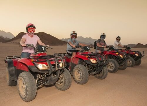 5-stündige Quad Tour + Kamelritt + Abendessen + Folklore